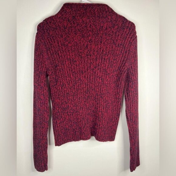 POLO JEANS CO. RALPH LAUREN VTG AUSTRALIA🇦🇺MADE Mock Neck Knit Pullover MEDIUM - Picture 3 of 10